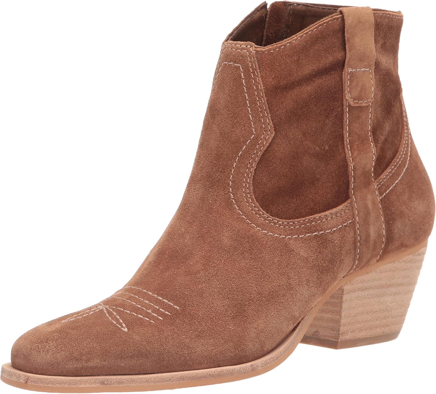 Dolce Vita Women's SILMA Ankle Boot, DK Brown Suede, 8