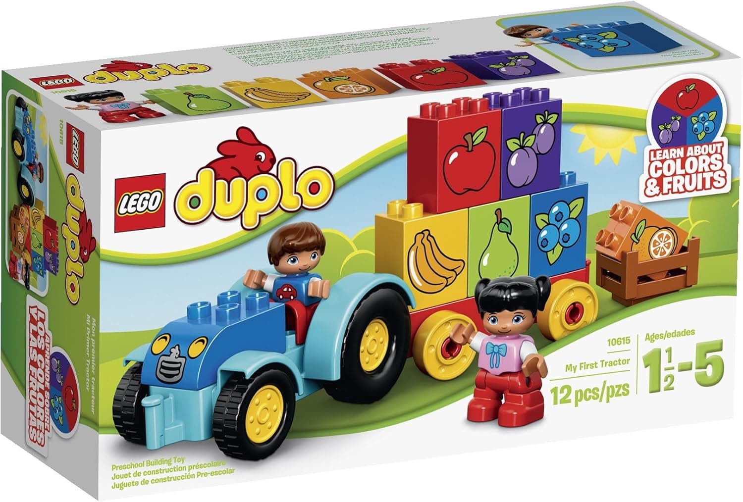 LEGO Duplo My First Tractor 10615 Learning Toy for Babies