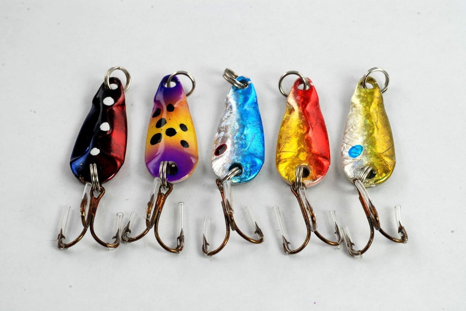 Akuna Akuna Pack of 5 Lady Bug 1 2 Inch Spoon Fishing Lure ' Jm FLC 39