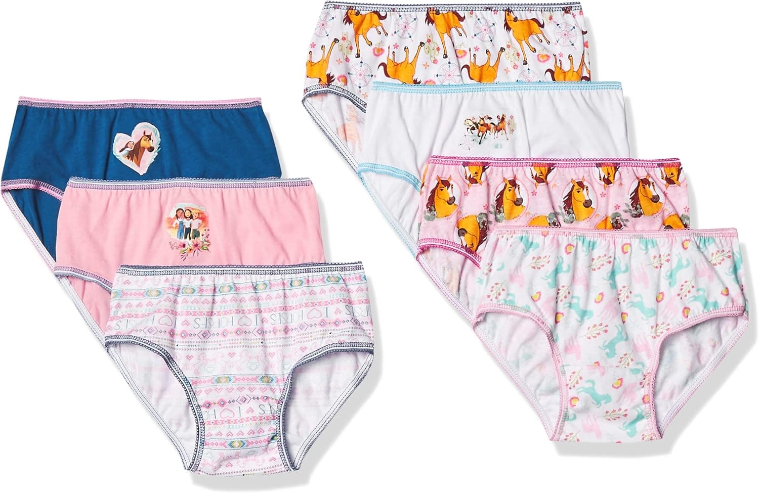 DreamWorks Girls' Spirit The Horse Underwear Multipacks