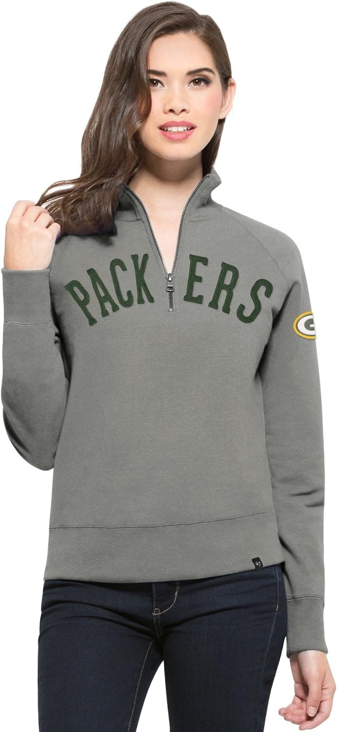 '47 NFL Women's Cross Check 1/4-Zip Pullover Jacket