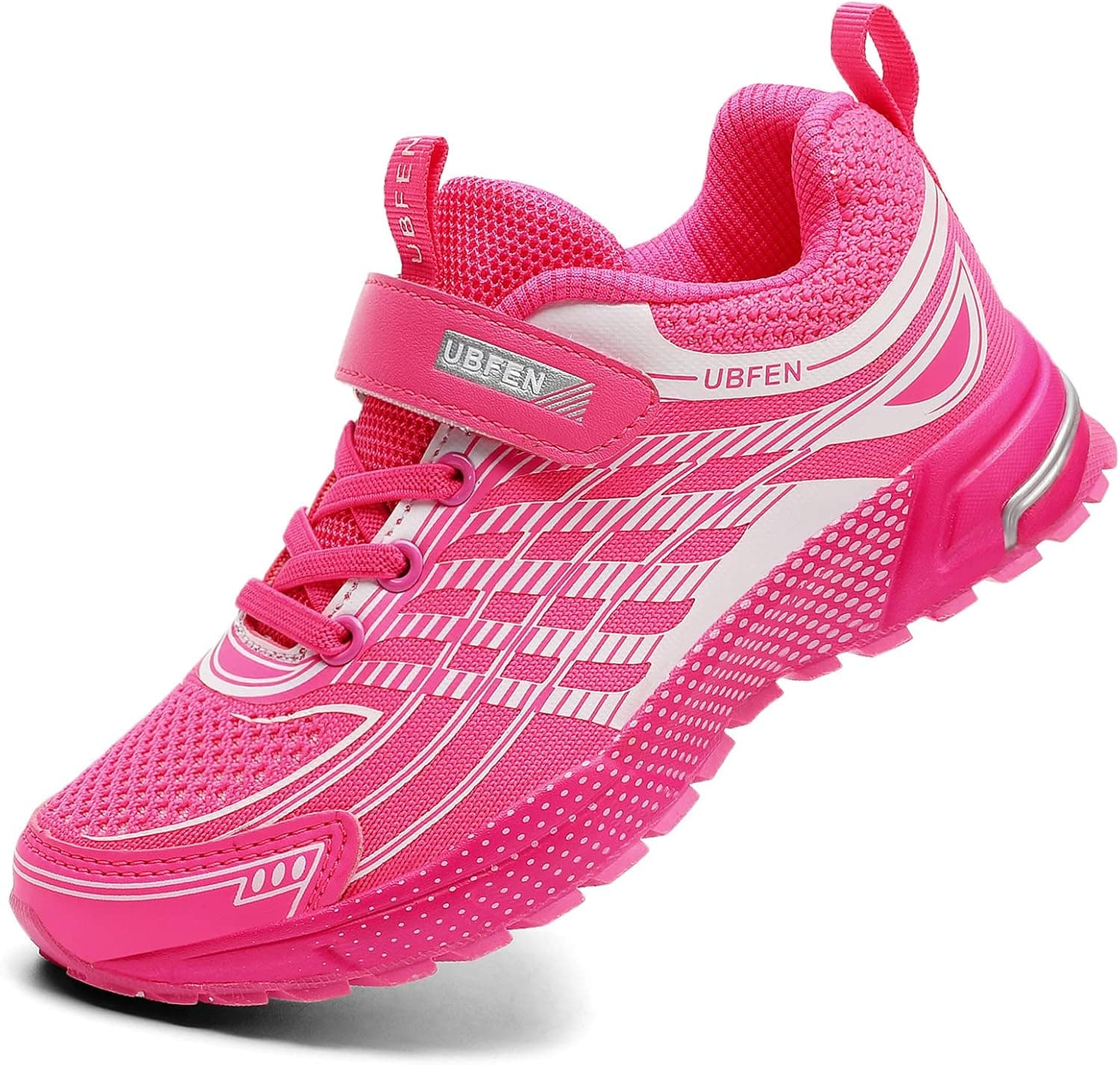 UBFEN Kids Sneakers Boys Girls Tennis Shoes for Running Athletic Walking Gym Sports Lightweight Breathable