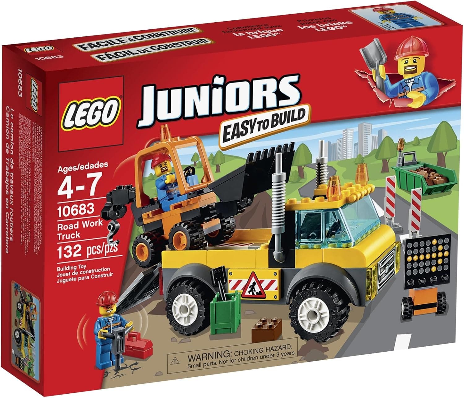 LEGO Juniors 10683 Road Work Truck Building Kit