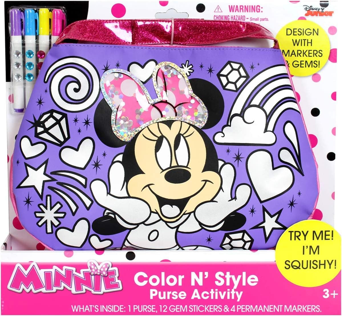 Tara Toys - Minnie Mouse: Color 'N Style Sequins Purse (Disney)