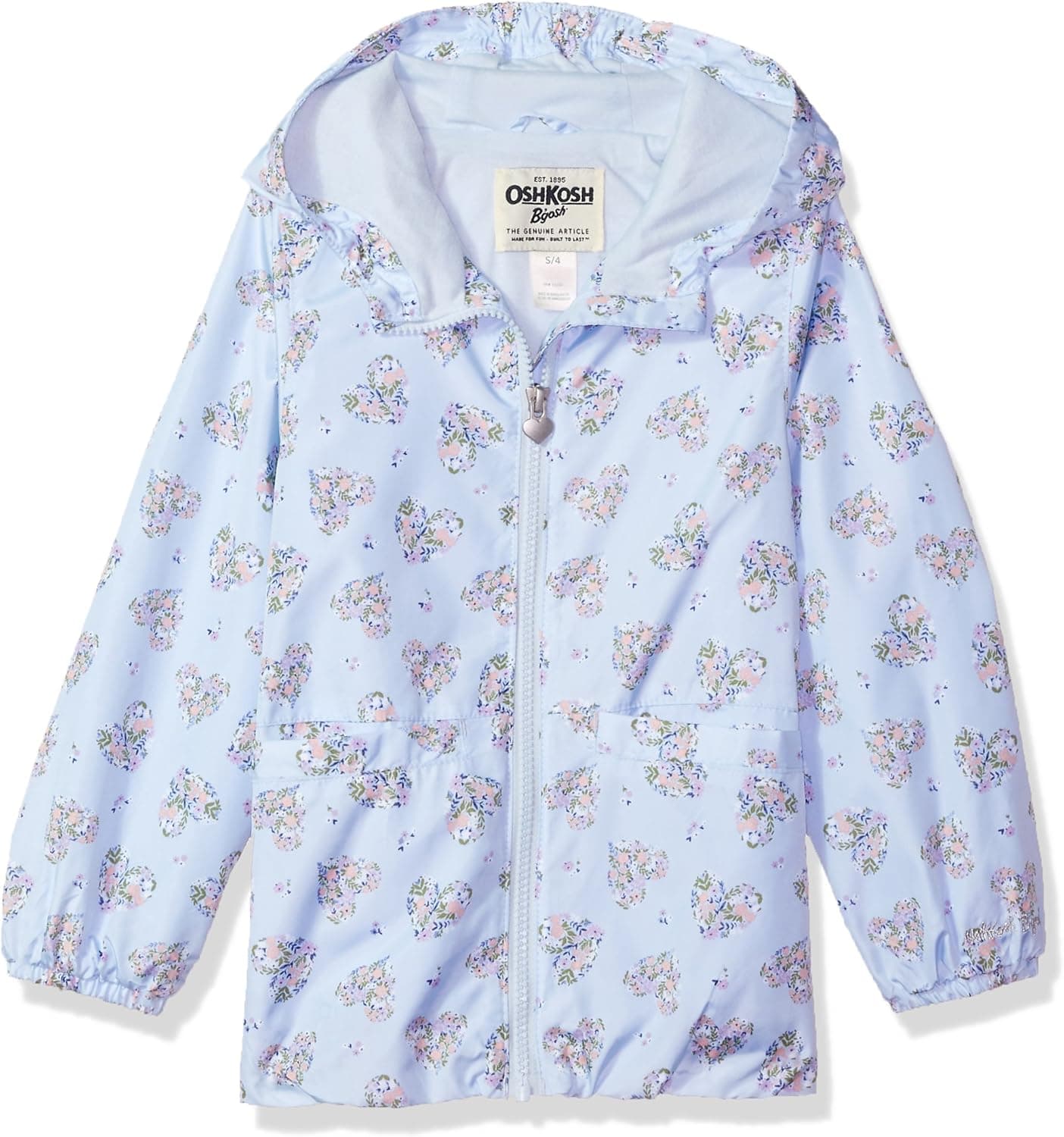 OshKosh B'Gosh Girls' Lightweight Windbreaker