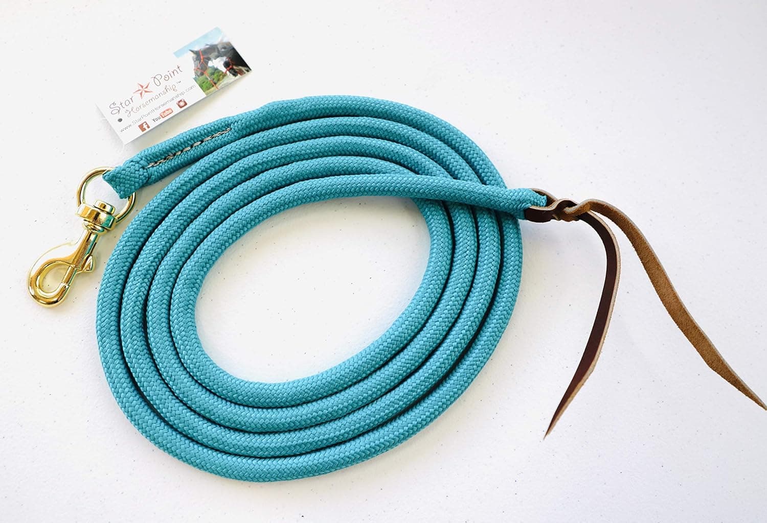 Star Point Mini-Pony 8' Lead Rope (Teal)