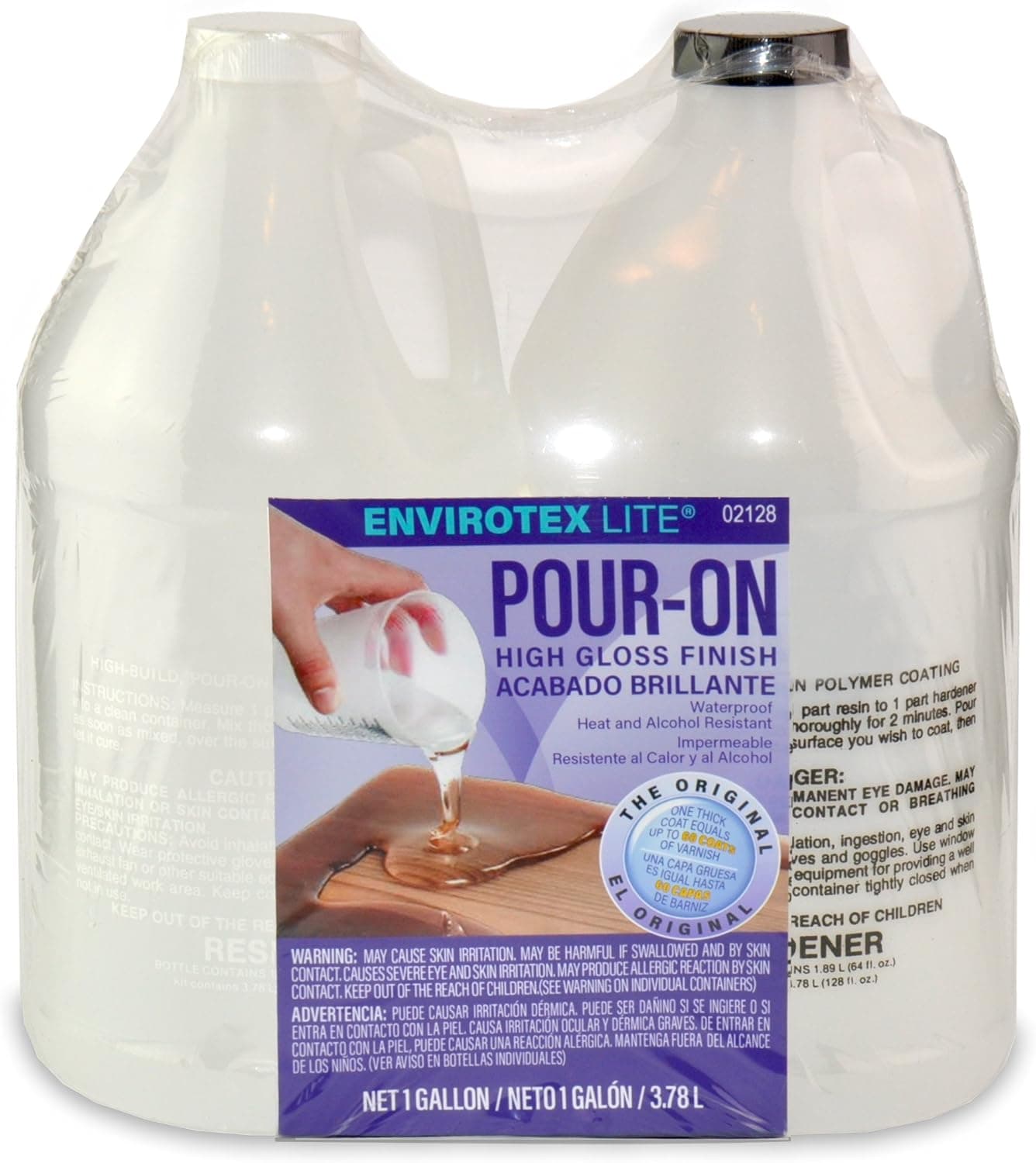 Environmental Technology 2128 128-Ounce Kit Lite Pour-On, High Gloss Finish, Gallon, 256 Fl Oz