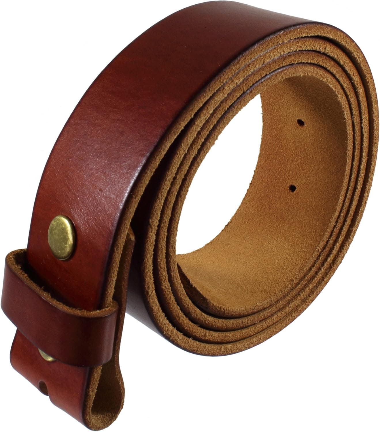 Gelante Genuine Full Grain Leather Belt Strap without Belt Buckle