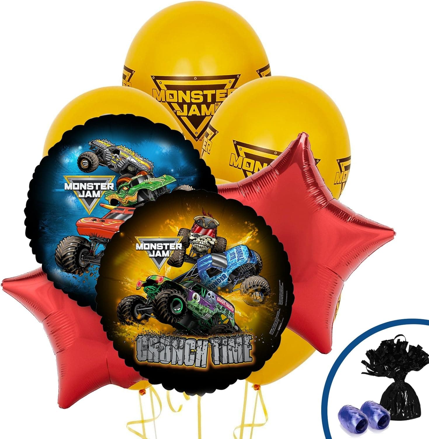 BirthdayExpress Monster Jam Balloon Bouquet Kit
