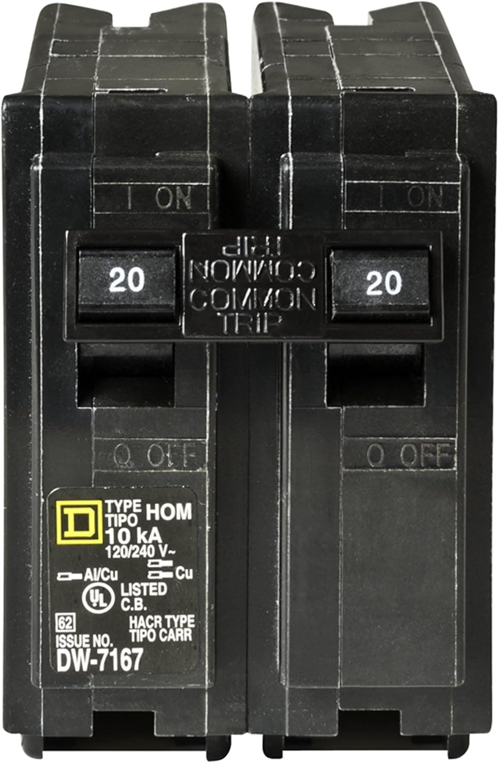 Square D - HOM220CP Homeline 20 Amp Two-Pole Circuit Breaker