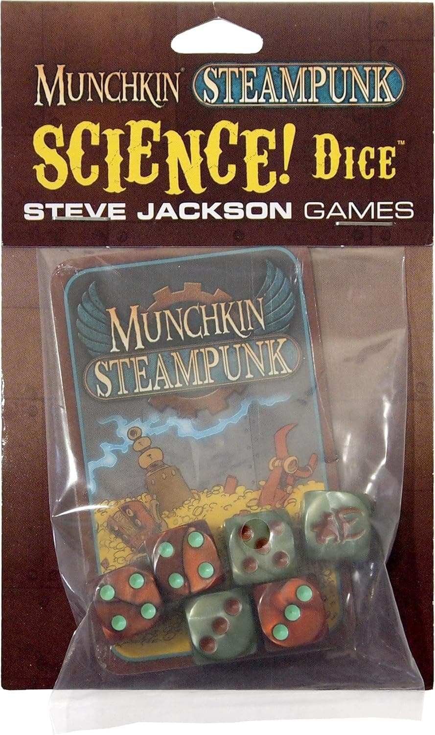 Steve Jackson Games Munchkin Steampunk Science Dice