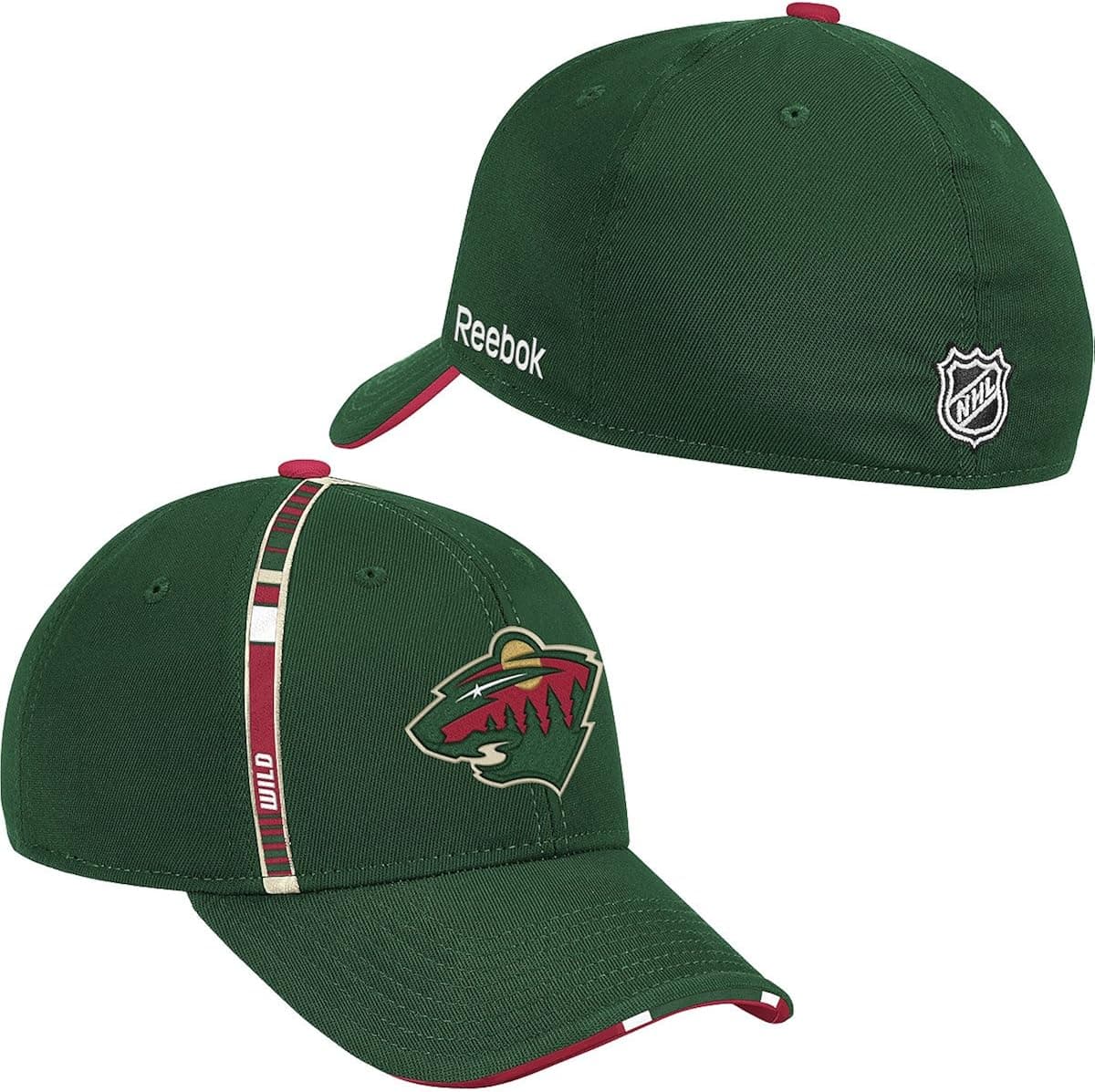 Reebok Minnesota Wild 2011 Draft Stretch Fit Hat Large/X Large