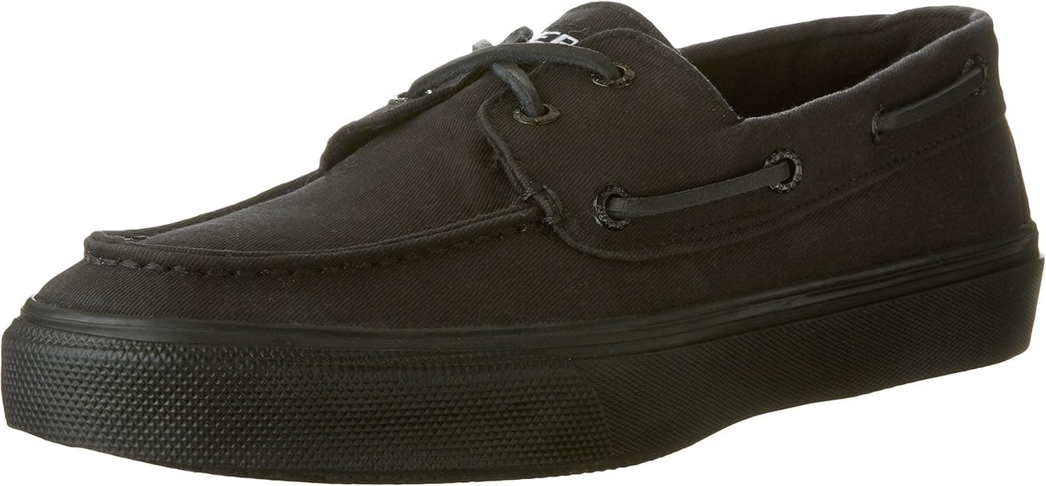 Sperry Top-Sider Bahama 2-Eye Sneaker Men 8 Black