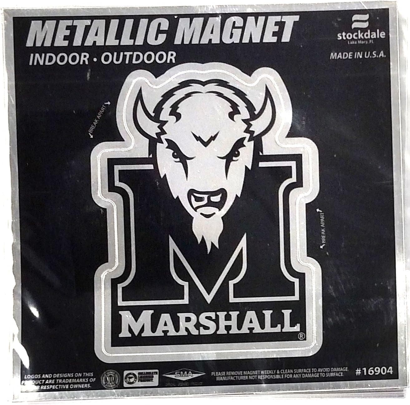 WinCraft Marshall University S16904 Metallic Magnets