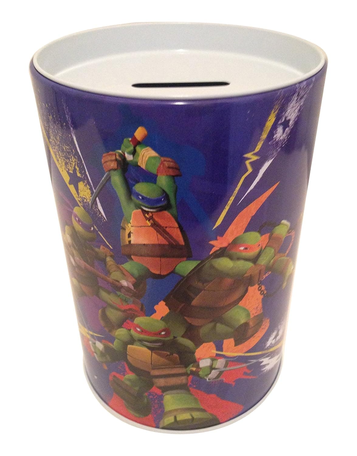 The tin box company in Action - Teenage Mutant Ninja Turtle - Saving (Coin or Money) Bank for Kids