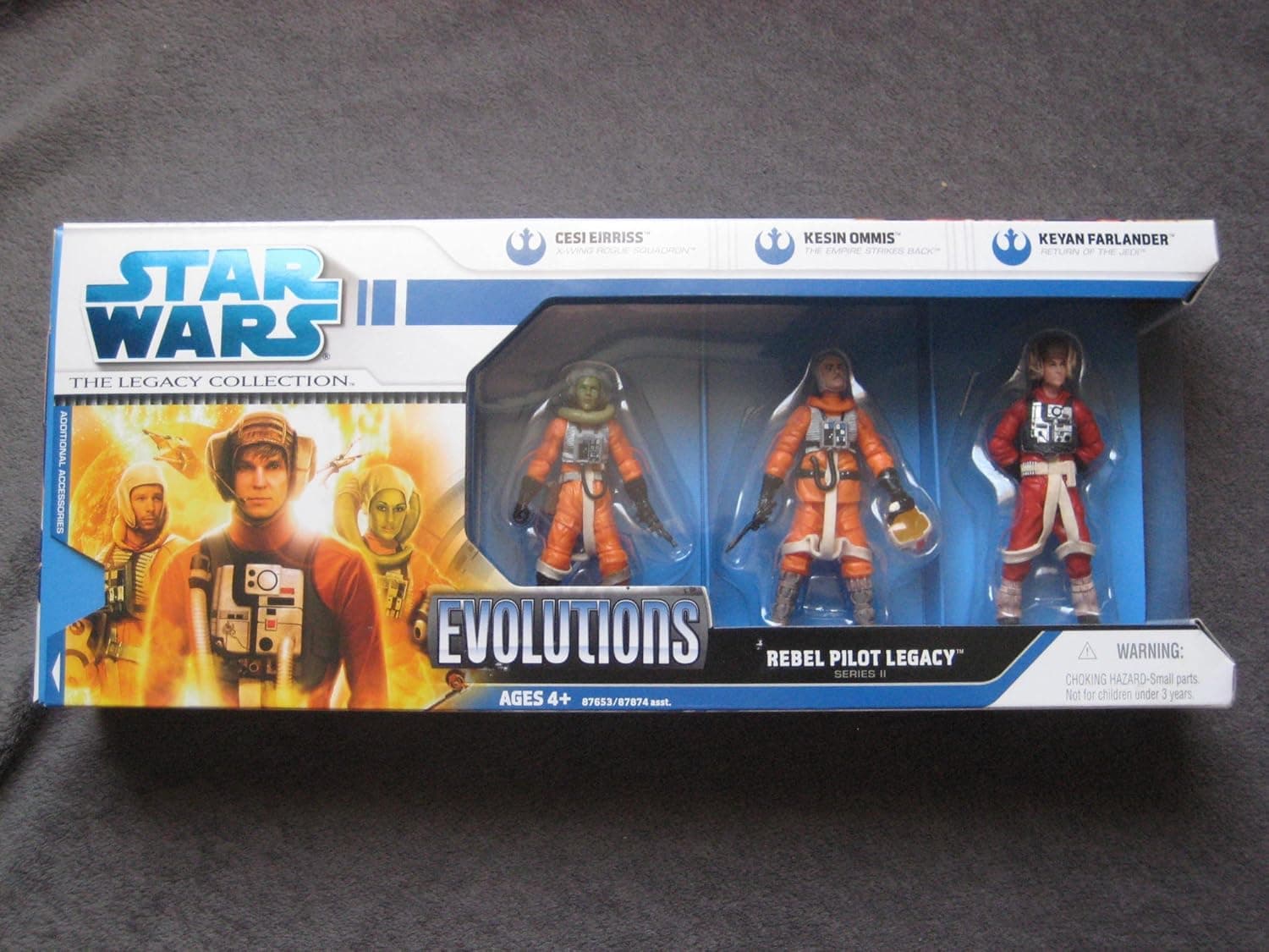 Star Wars 3.75 Inch Evolutions - Rebel Pilots #2 Legacy 3Pk