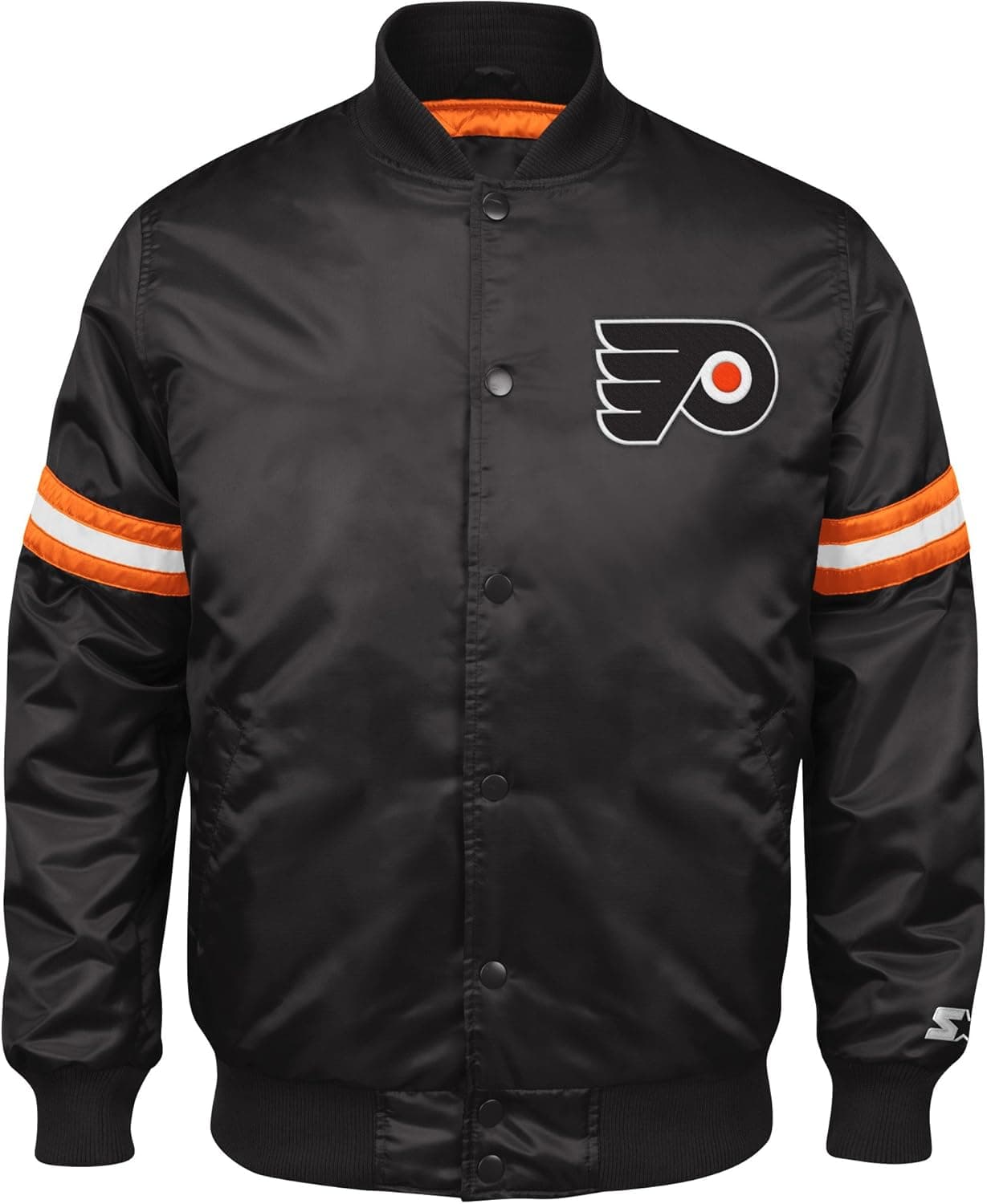 NHL Satin Full Snap Retro Jacket
