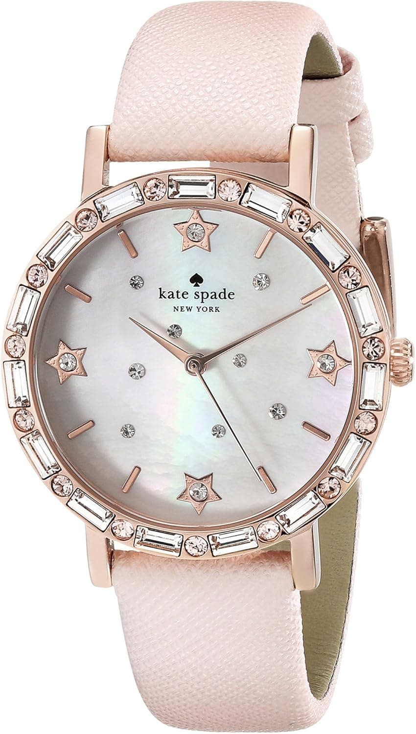 kate spade new york Women's 1YRU0685 Metro Analog Display Japanese Quartz Pink Watch