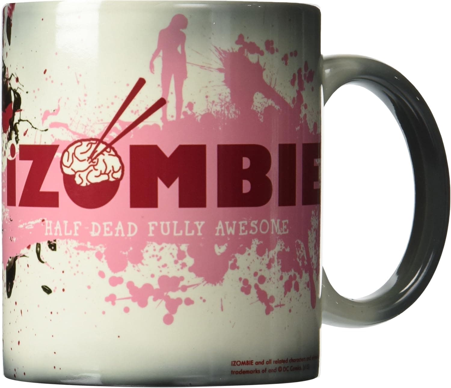 Morphing Mugs iZombie (Fully Awesome) Ceramic Mug, Black