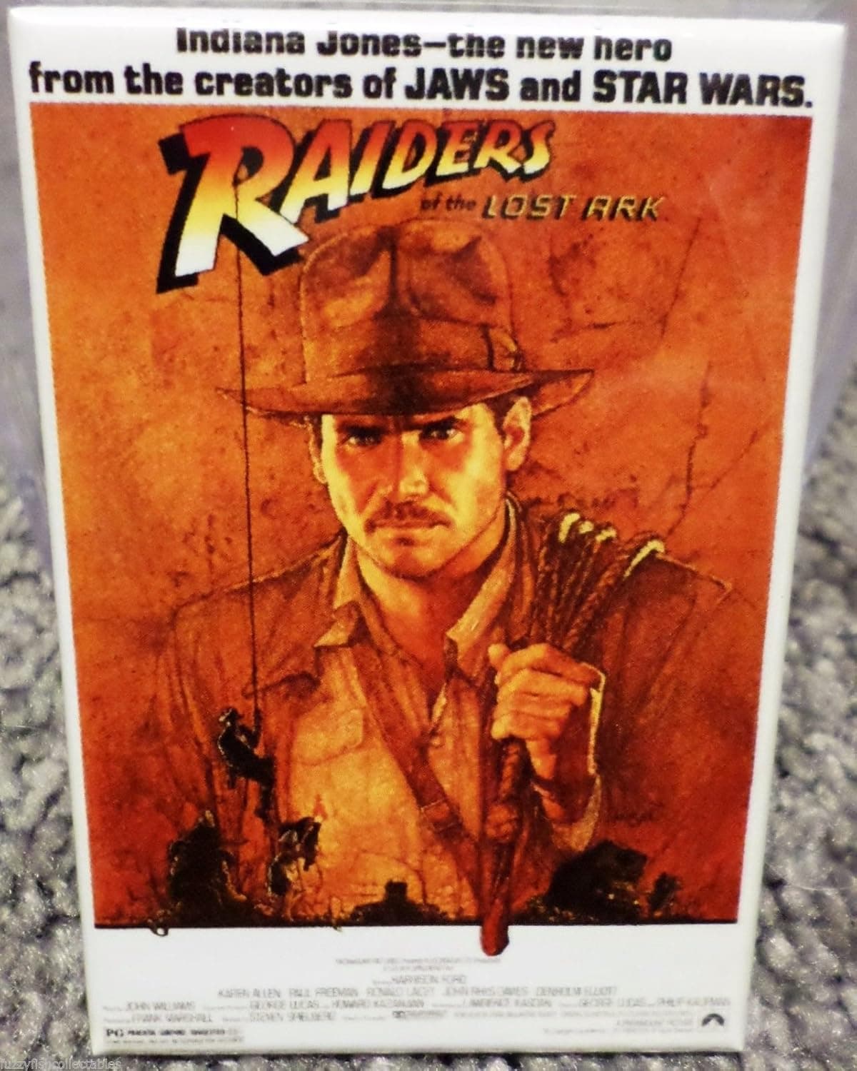 Indiana Jones Raiders Lost Ark Movie Poster 2 x 3 Refrigerator Locker MAGNET