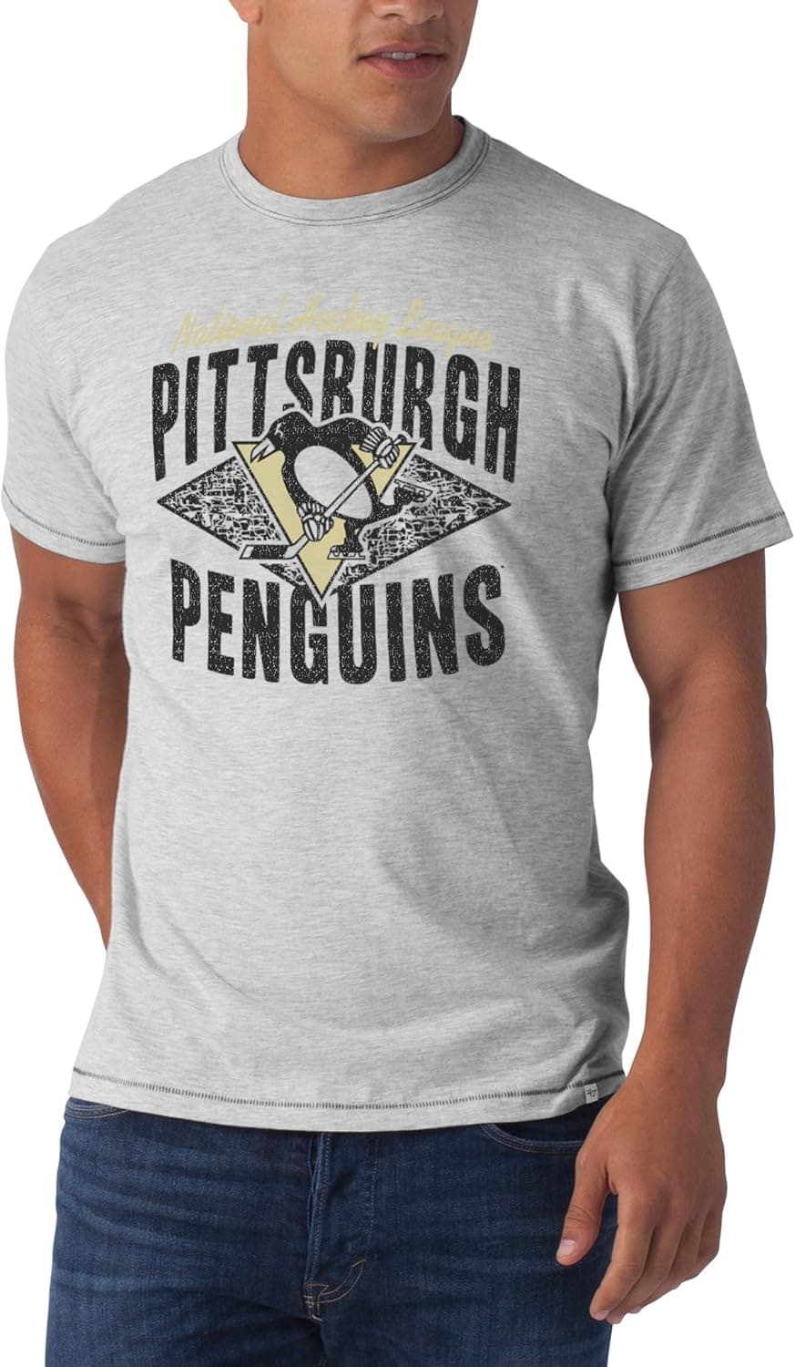 NHL Pittsburgh Penguins Marksmen Tee, Fog