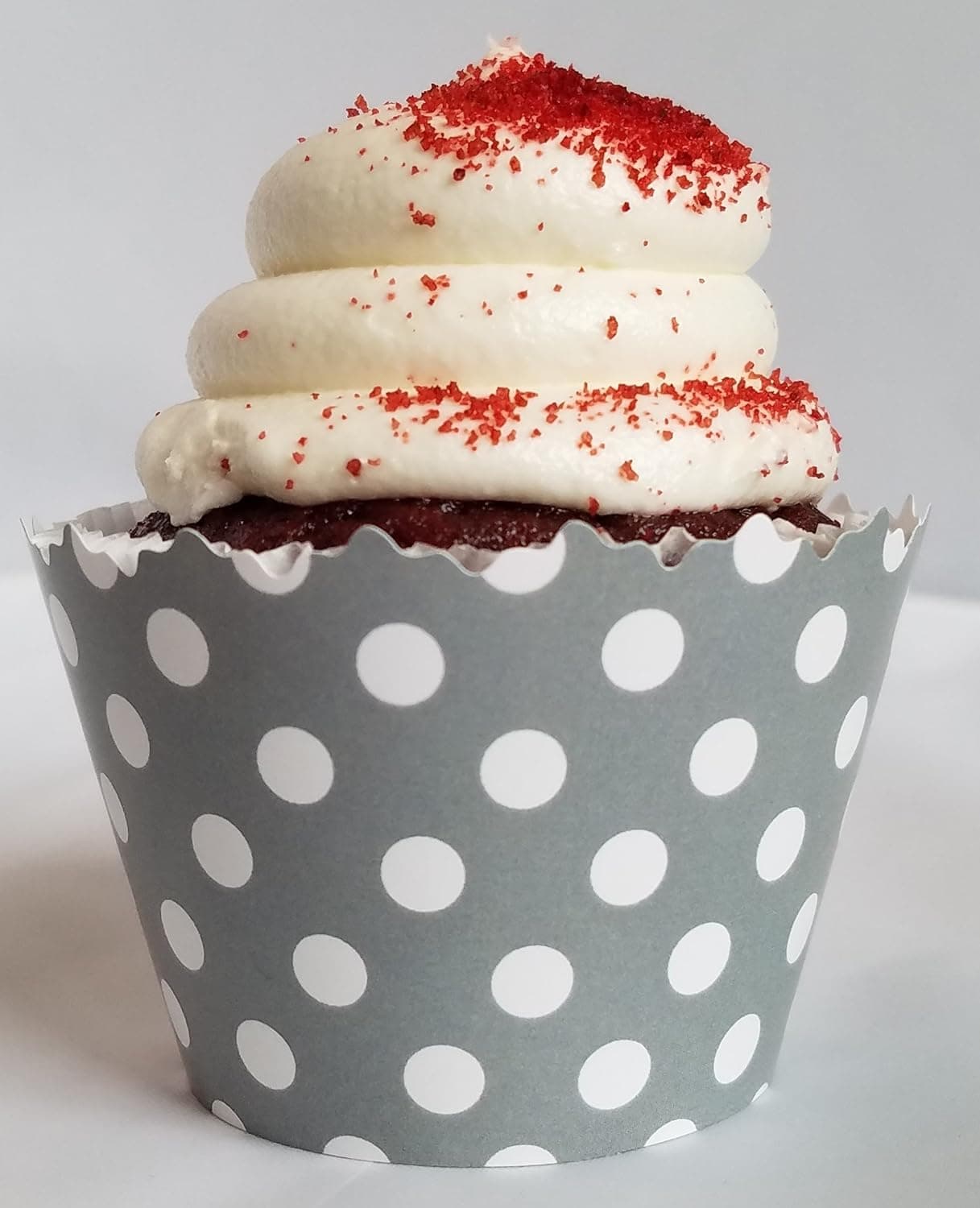 Simply Wrappers Polka Dots Cupcake Wrappers (Gray)