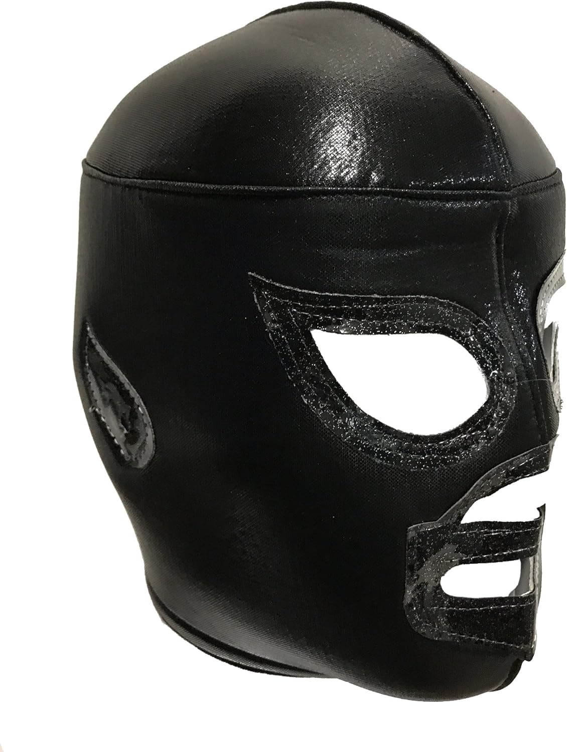 Maskmaniac Adult Lucha Libre Wrestling Mask (pro-fit) Costume Wear - Black