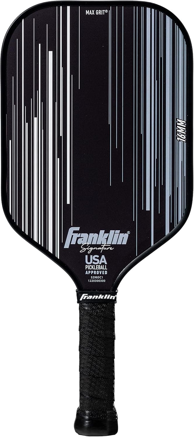 Franklin Sports Pro Pickleball Paddles - Signature Series Pro Pickleball Paddle with MaxGrit Surface - USA Pickleball (USAPA) Approved Tournament Pickleball Paddle