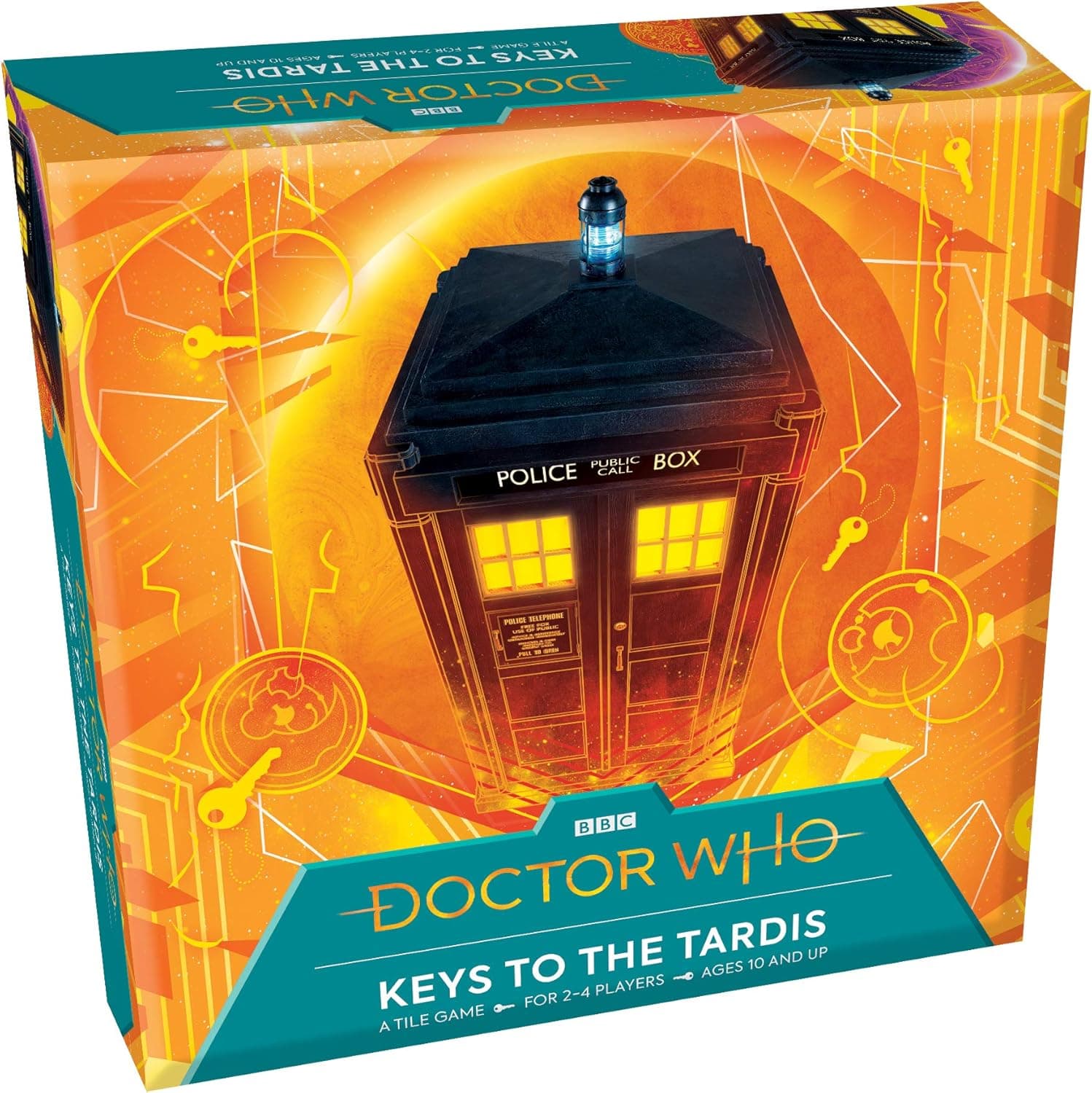 Keys to The Tardis – A Doctor Who Game to Race to The Other Side – Build-The-Board Card Game – 2 to 4 Players – Different Every time You Play – Fun for Kids & Adults, Ages 8+ by Outset