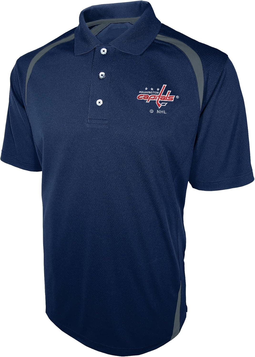 NHL Men's Short Sleeve Colorblocked Polo
