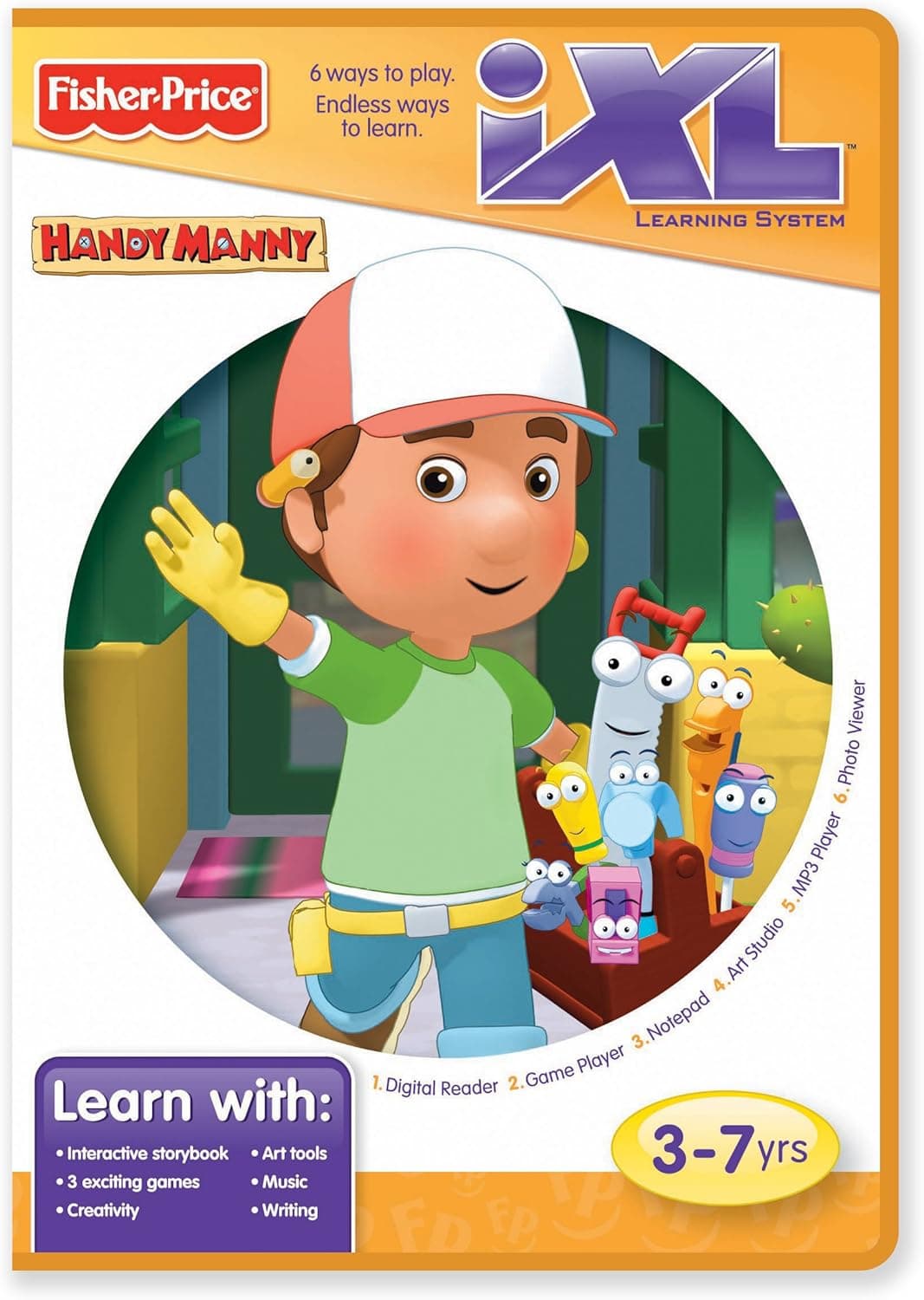Fisher-Price iXL Learning System Software Disney Handy Manny