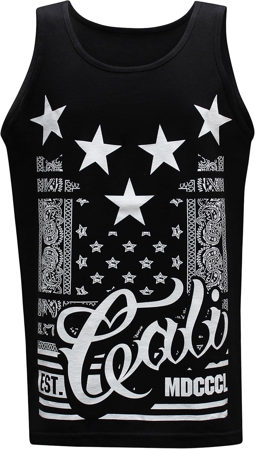 tees geek California Republic Cali MDCCCL Men's Muscle Tee Tank Top