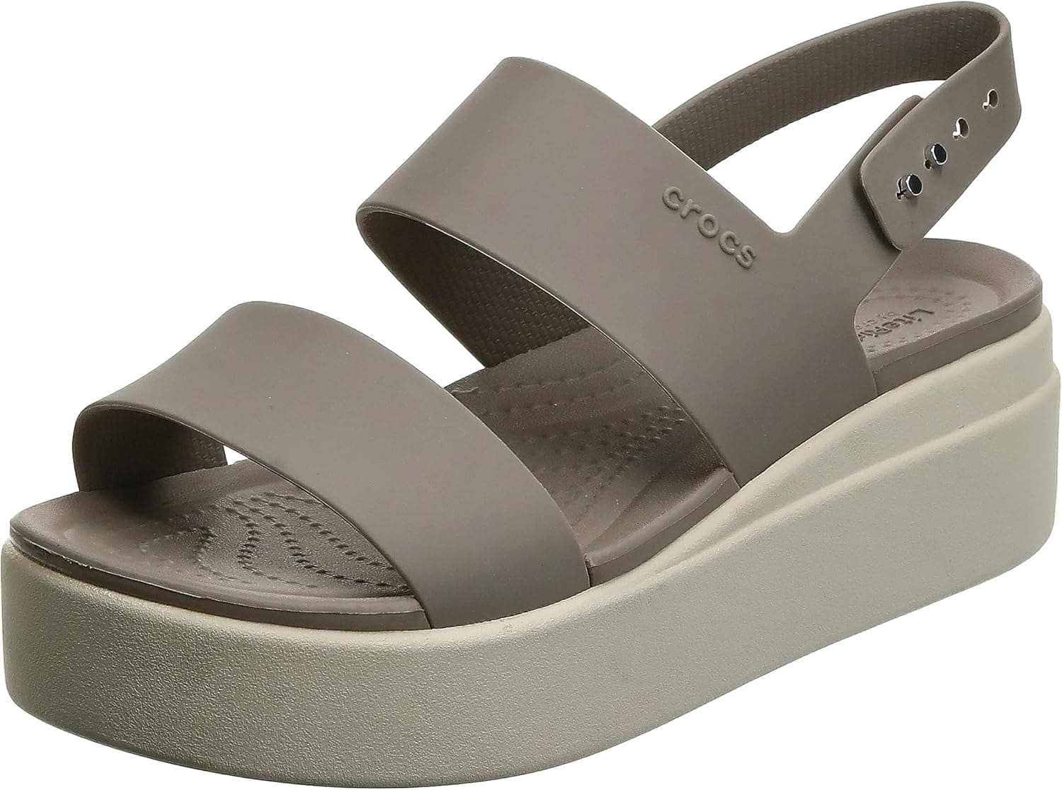 Crocs Brooklyn Low Wedge Mushroom/Stucco 11 M