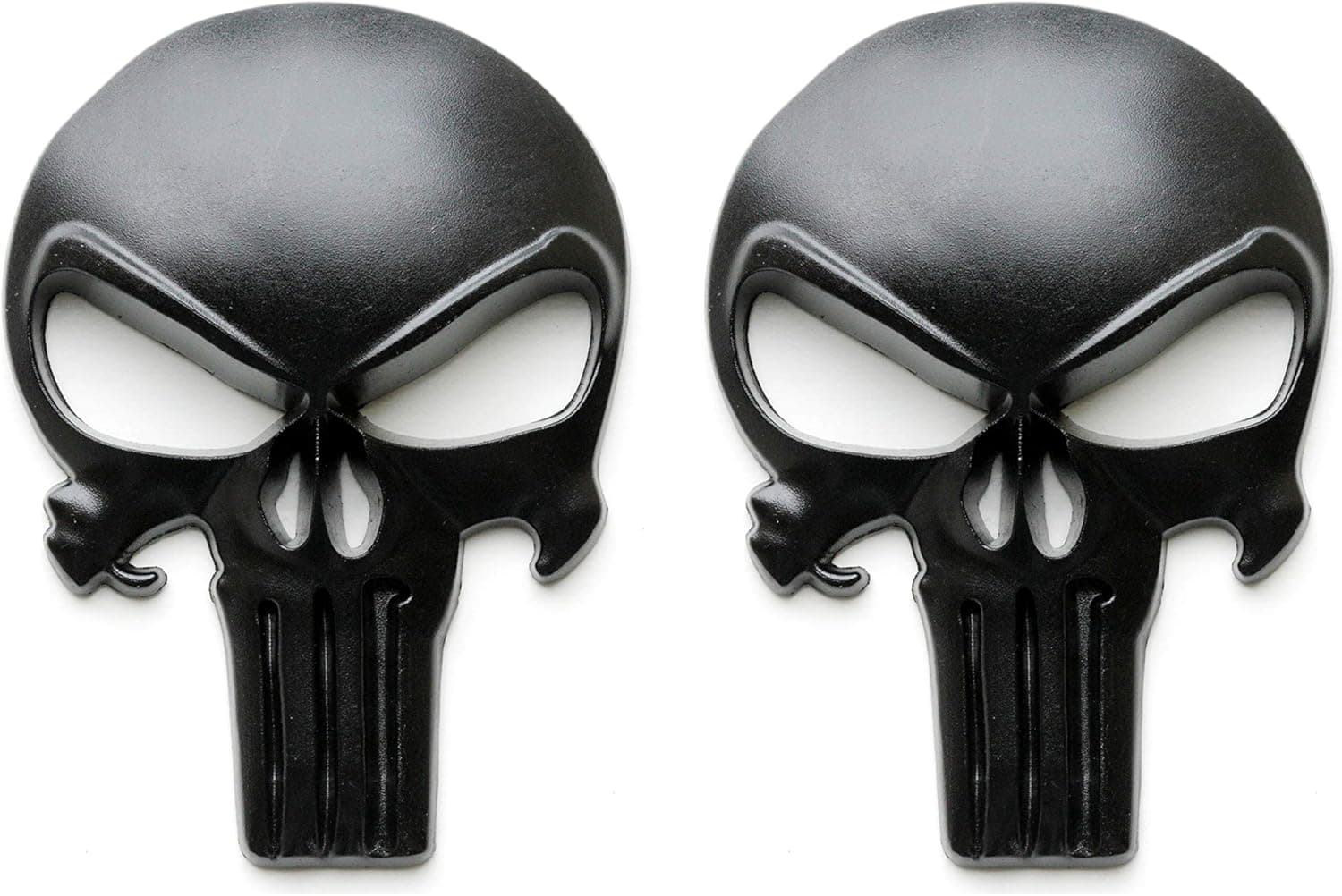 Magwell Metal Decal/Sticker - Punisher Skull (Matte Black)