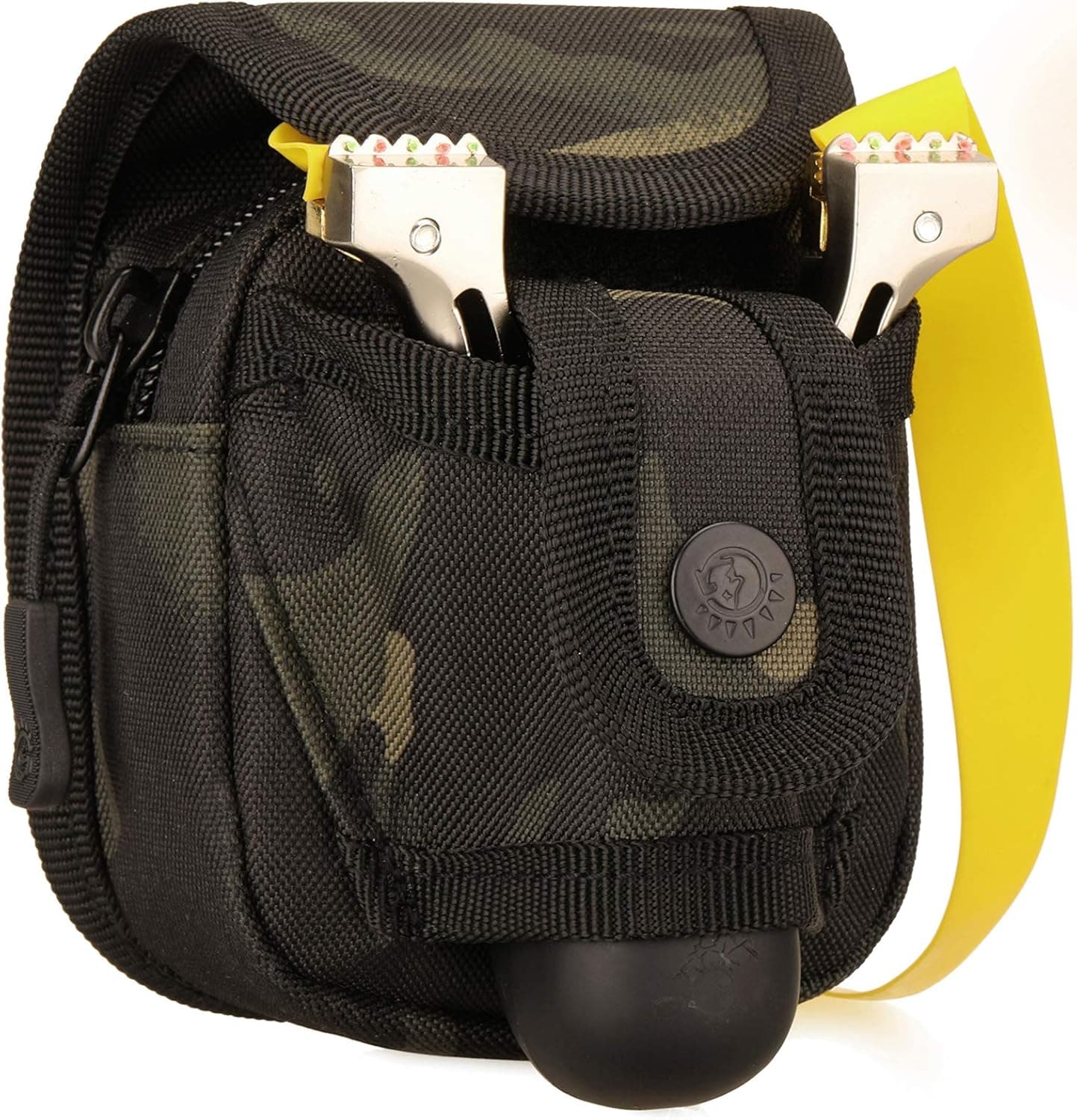 Protector Plus Tactical Slingshot Balls Pouch Military Storage Case Holster Small MOLLE Waist Bag Utility Gadget Gear Pack Tool Pocket EDC Belt Purse