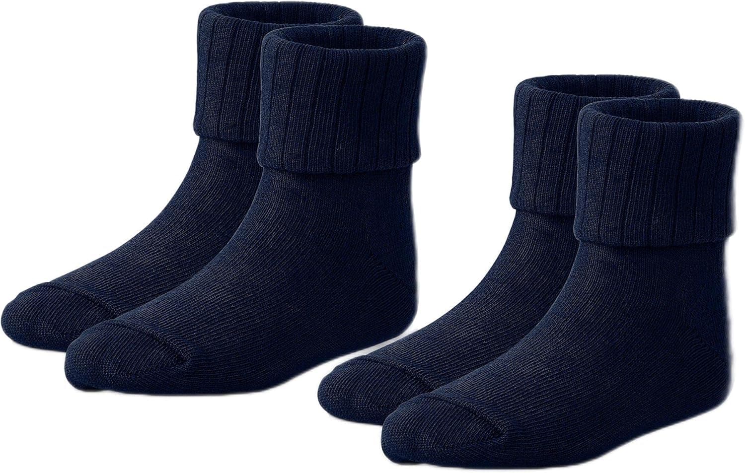 JRP Kids and Baby Socks 2 Pack - Soft Cotton Crew Length for Boys and Girls - Newborn, Toddler and Child - 35 Colors