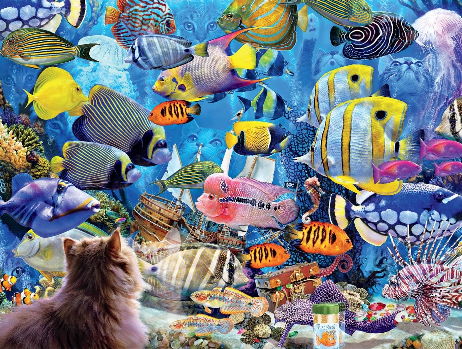 Buffalo Games - Aquatic Fantasies - 750 Piece Jigsaw Puzzle
