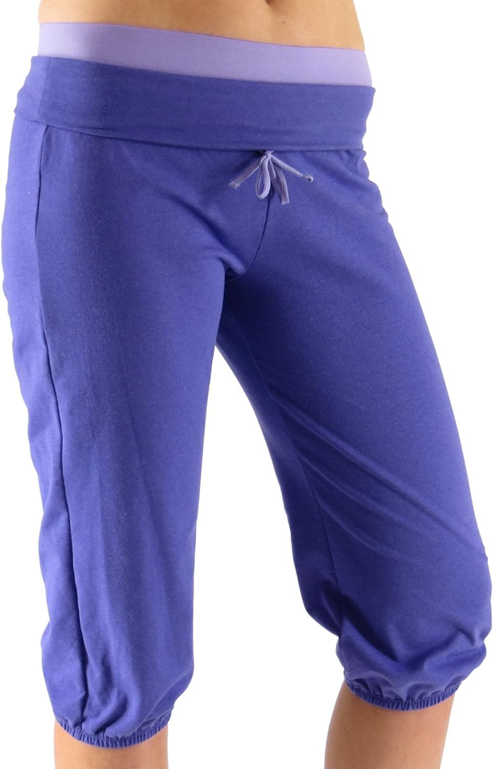 Alex + Abby Women's Foldover Waist Capri Joggers