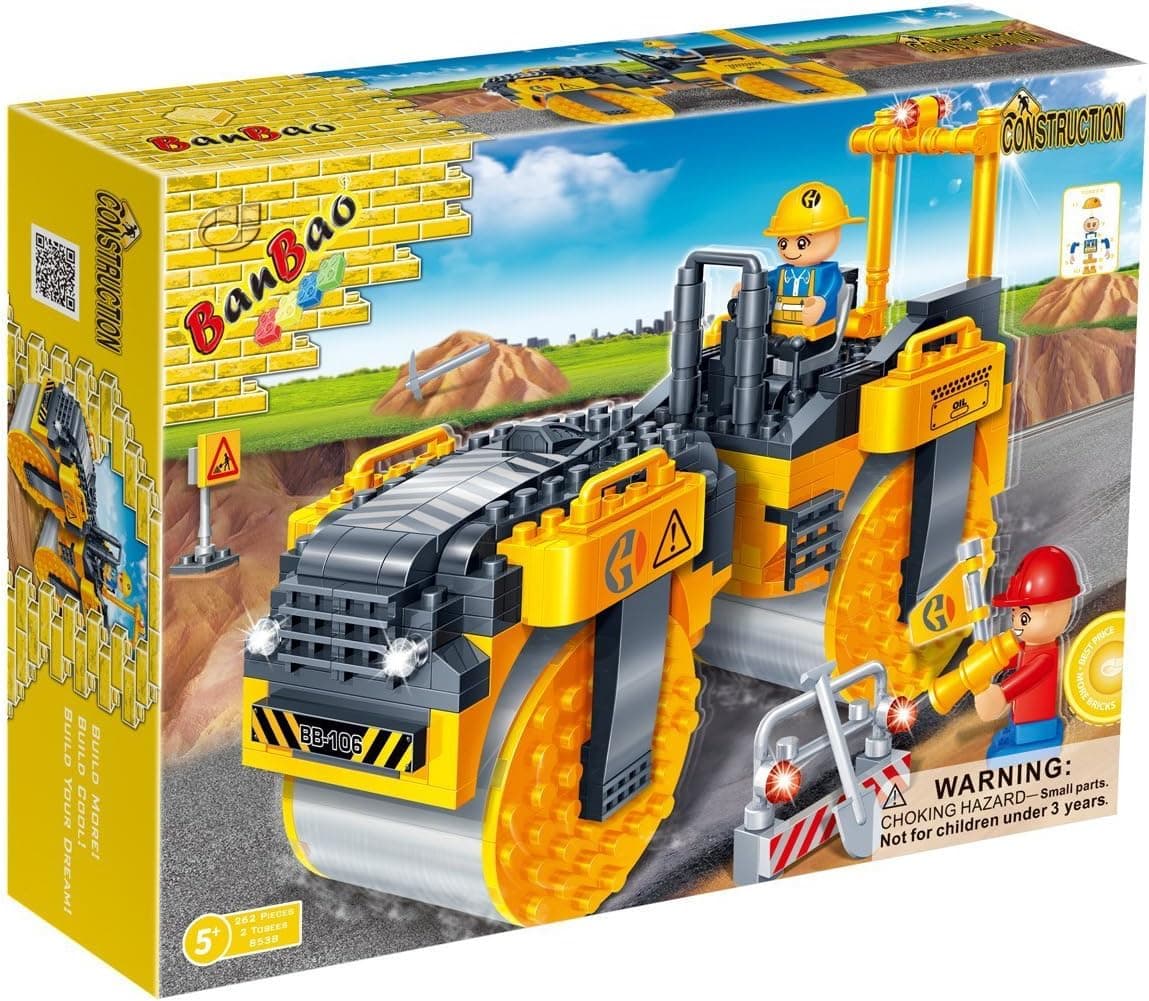 BanBao Steam Roller Building Kit