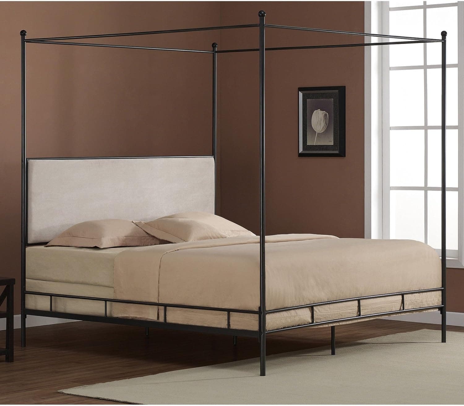 Lauren King Metal Canopy Bed
