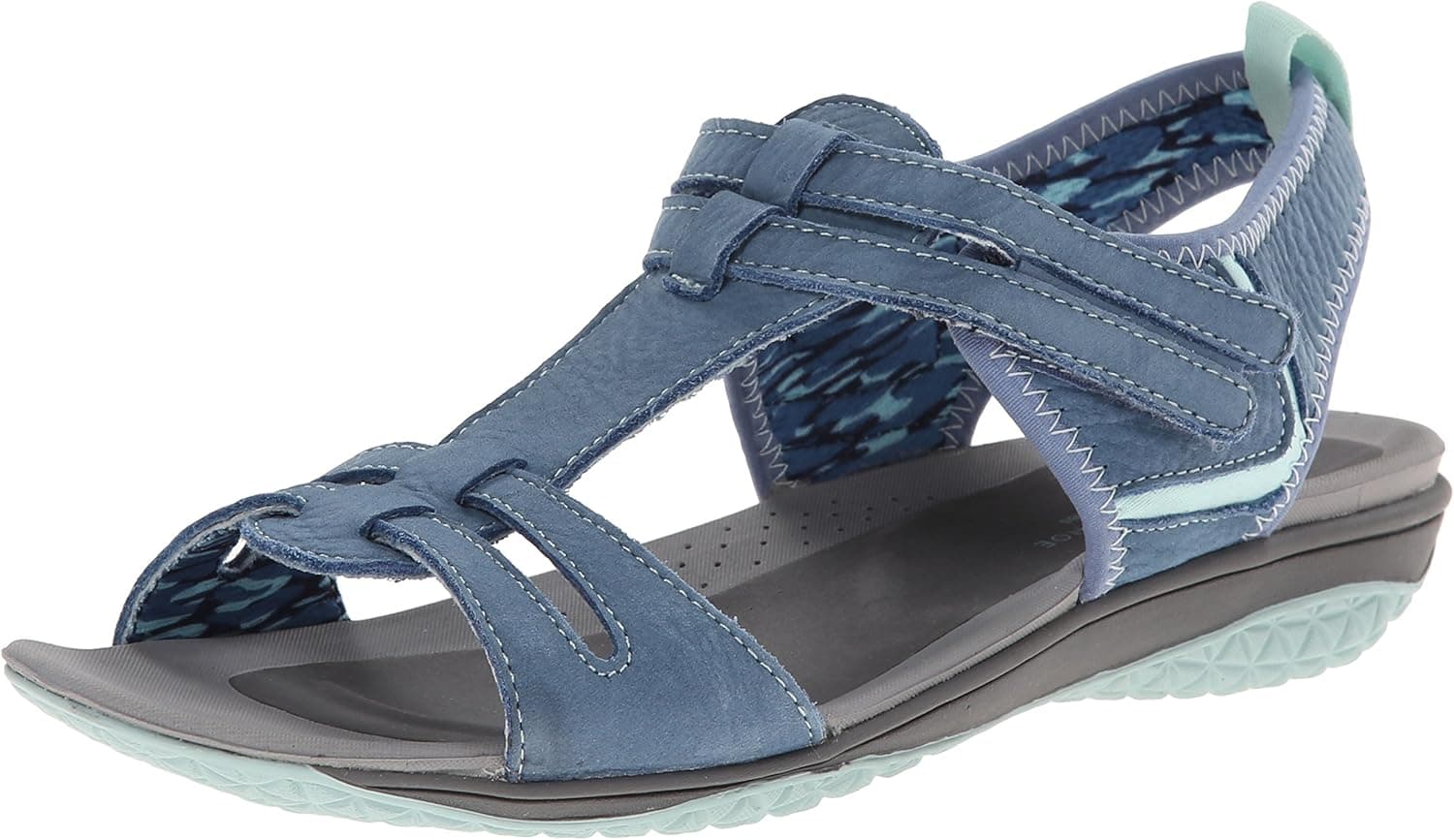 Hush Puppies Women's Daisey Ione Dress Sandal, Dusty Blue Nubuck, 6 M US
