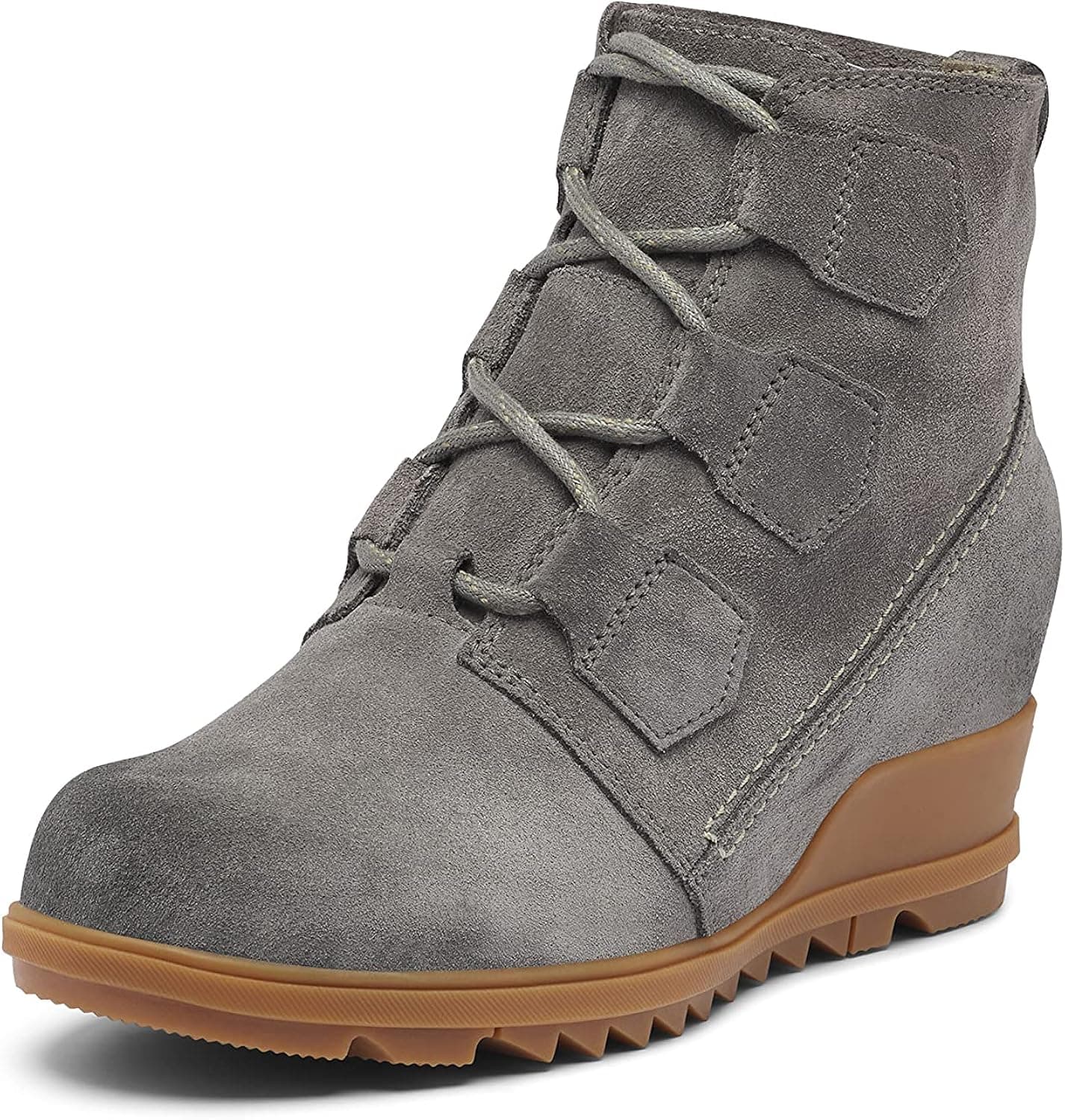 SOREL - Women's Evie Lace Waterproof Suede Ankle Bootie