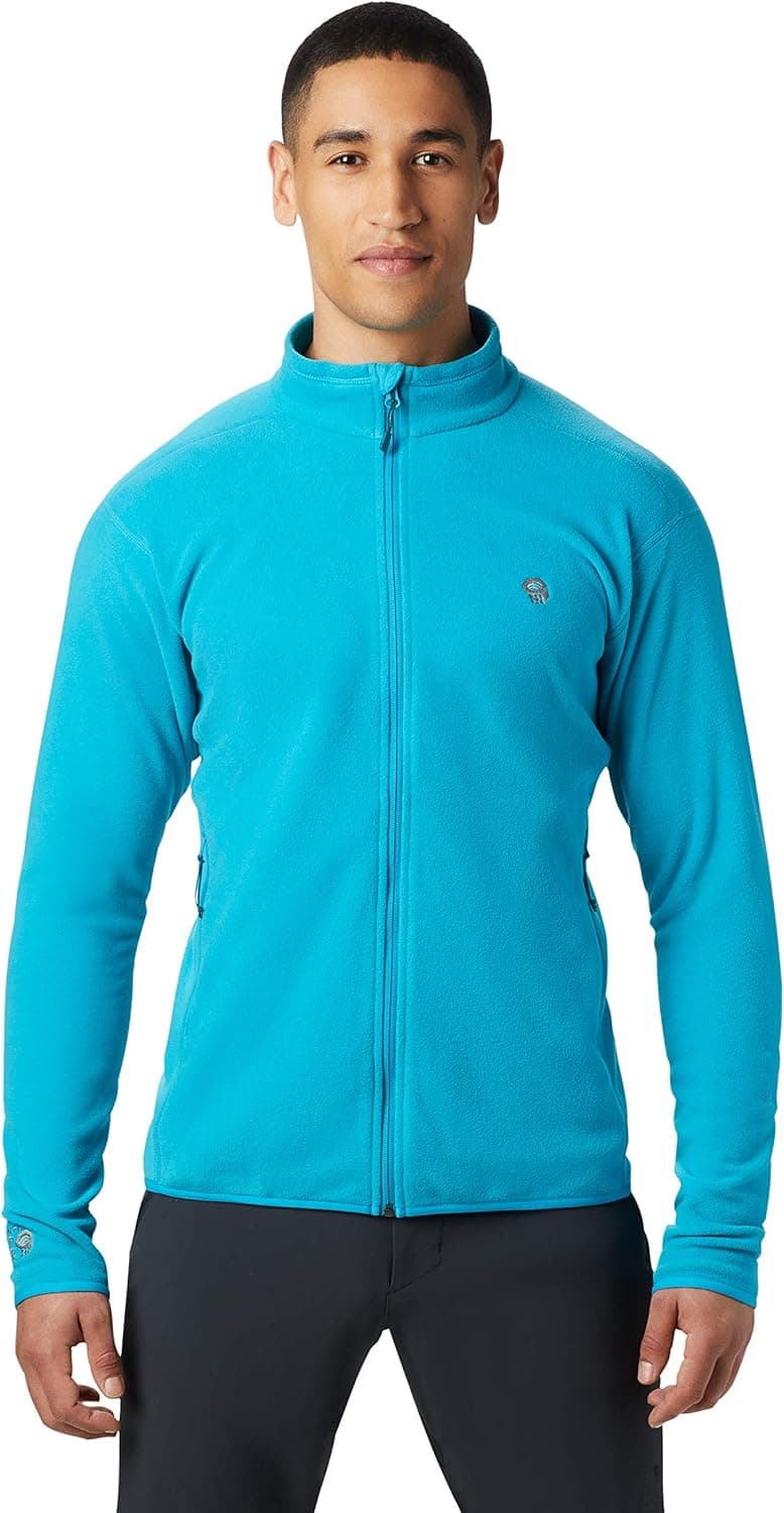 Mountain Hardwear Macrochill Full Zip Men’s Classic Fleece Jacket for Hiking, Backpacking, Climbing, and Everyday
