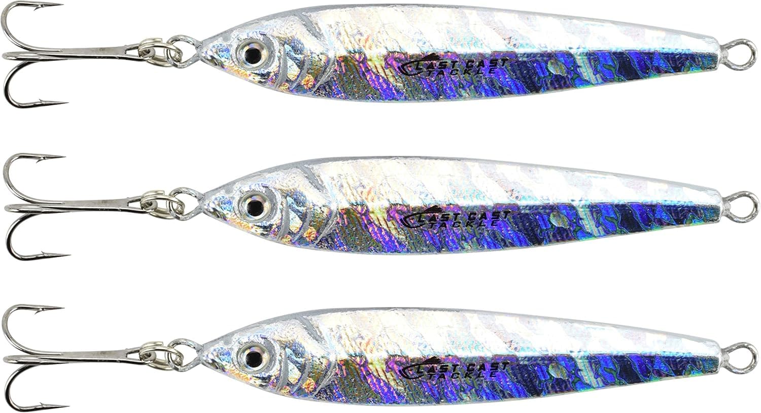 LAST CAST TACKLE 1.5oz-2.5oz Bullet Jig - 3 Pack - 4 Colors & 3 Weights to Choose from