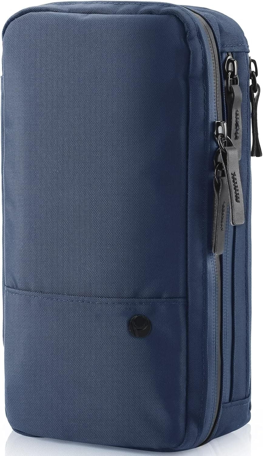 Purevave Compact Mens Toiletry Travel Bag Hanging, Mens Dopp Kit for Travel Waterproof, Wash Pouch Blue