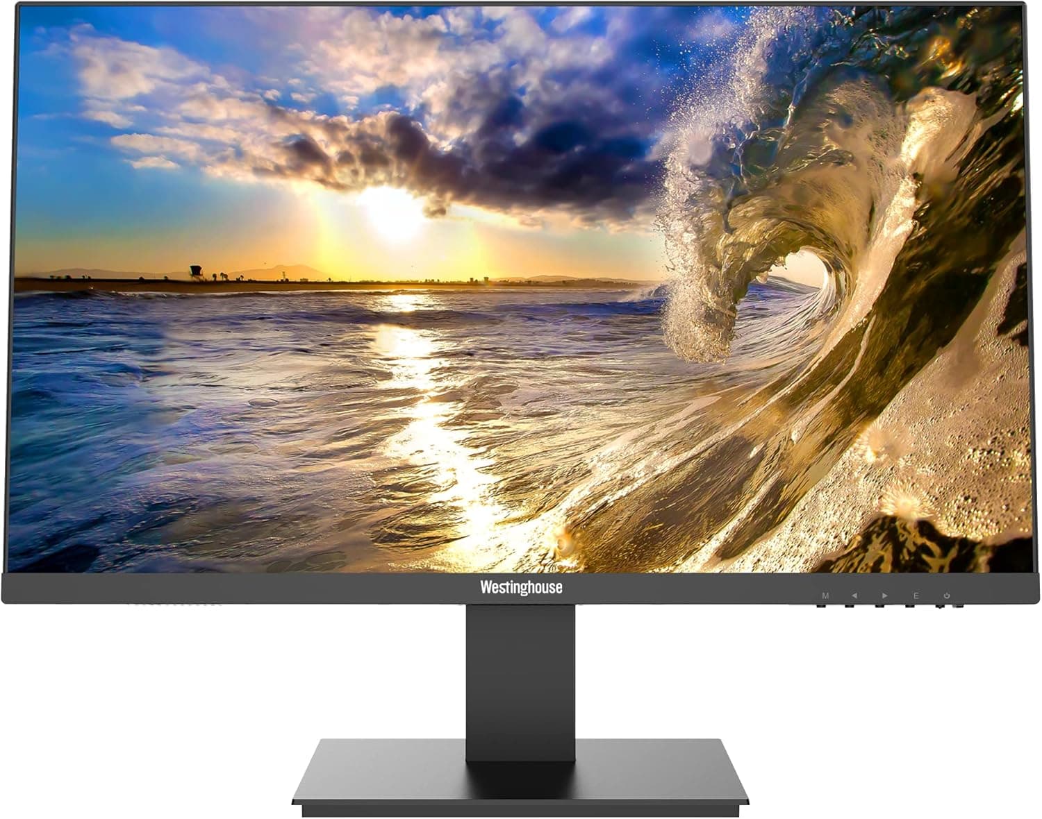Westinghouse 27" Full HD 1080p LED IPS Home Office Computer Monitor, Flicker-Free 75Hz Monitor 27 Inch with IPS Display, Blue Light Filter, and Warm & Cool Mode Viewing, HDMI & VGA Compatible