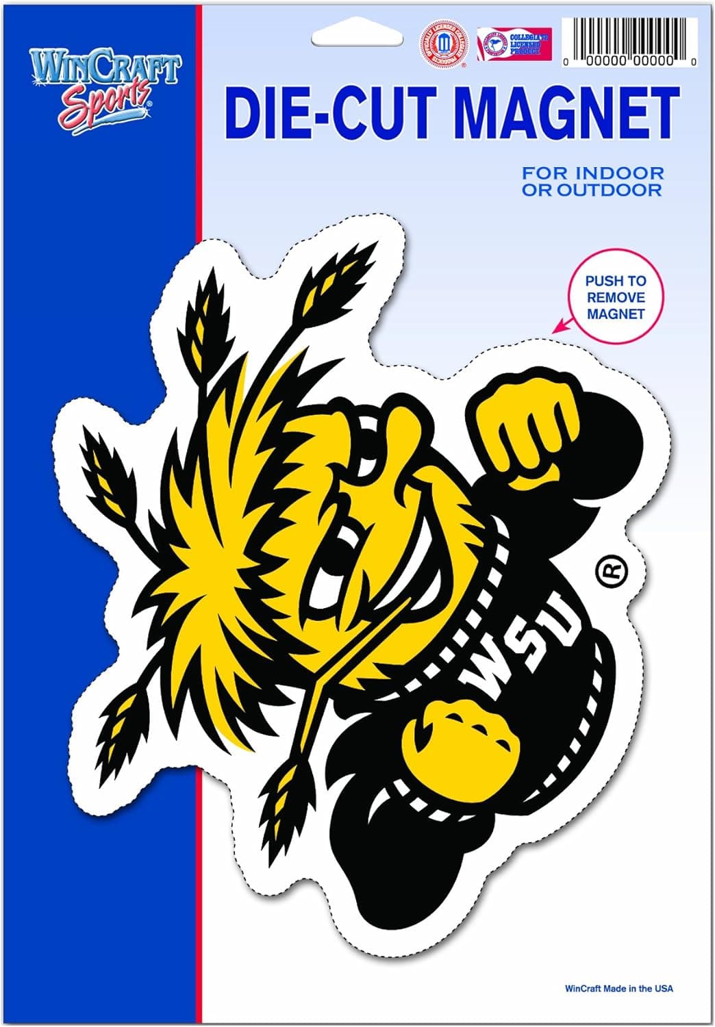 NCAA Wichita State Shockers Die Cut Logo Magnet