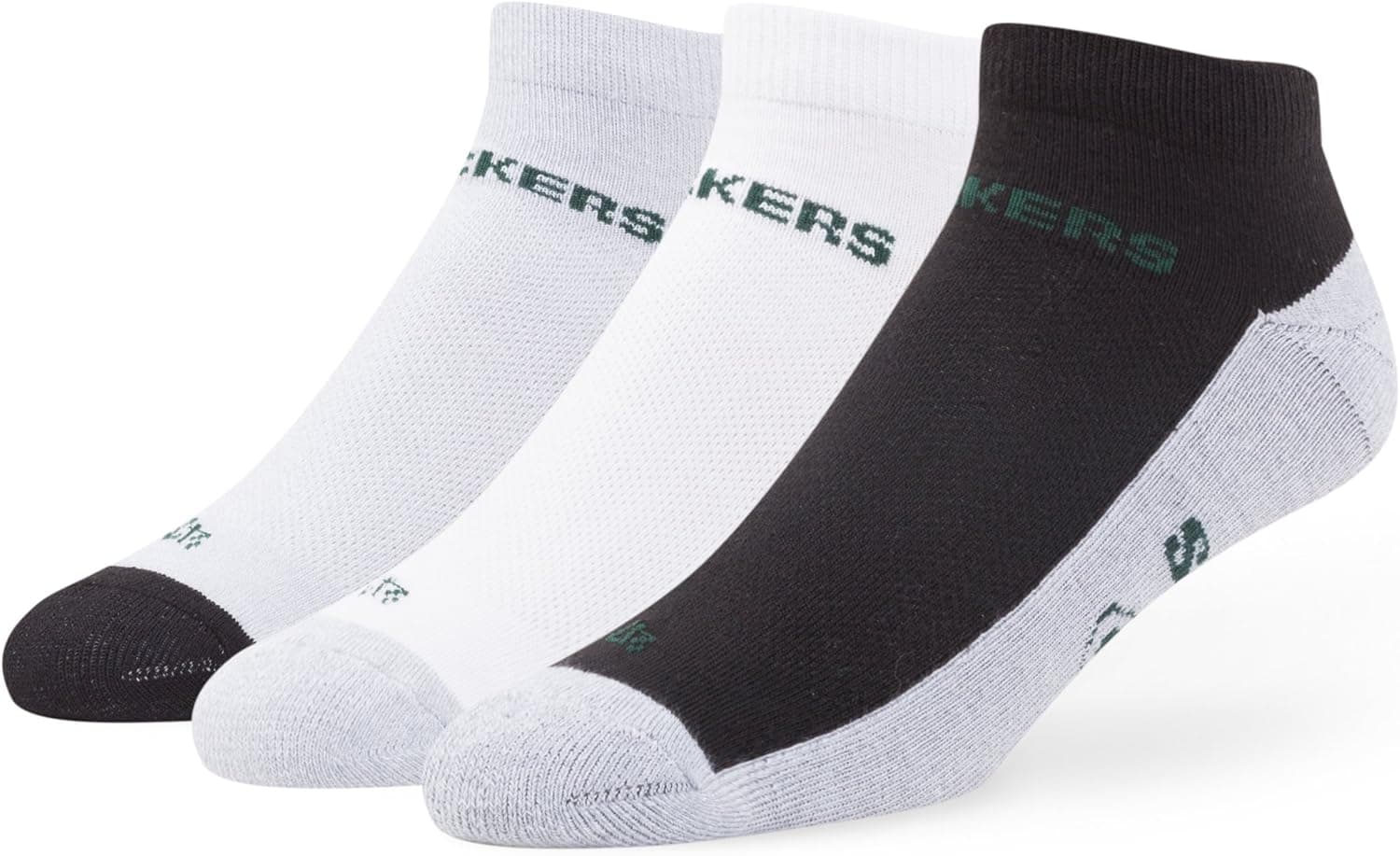 NFL Green Bay Packers Men's '47 Rush Sport Low-Cut Socks, Medium, 3-Pack