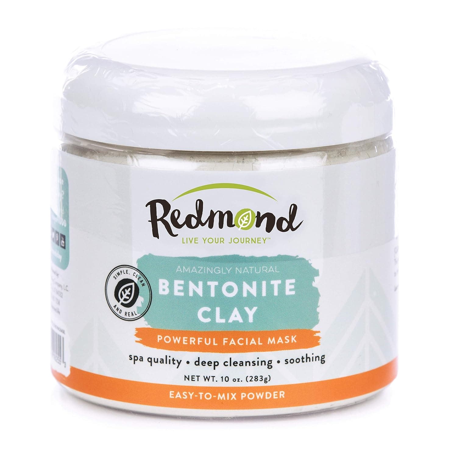 REDMOND Clay - Bentonite Clay of 1000 Uses, Soothing Facial Mask, 10 Ounce (1 Pack)