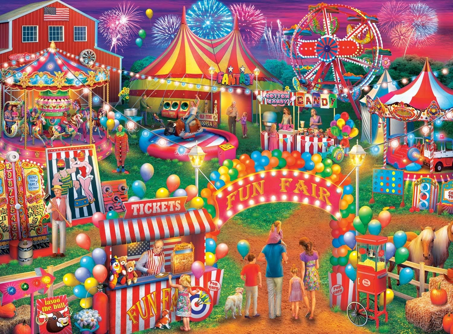 Buffalo Games - Country Life Collection - Country Fair - 1000 Piece Jigsaw Puzzle